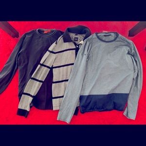 3 Hugo Boss long sleeves shirts